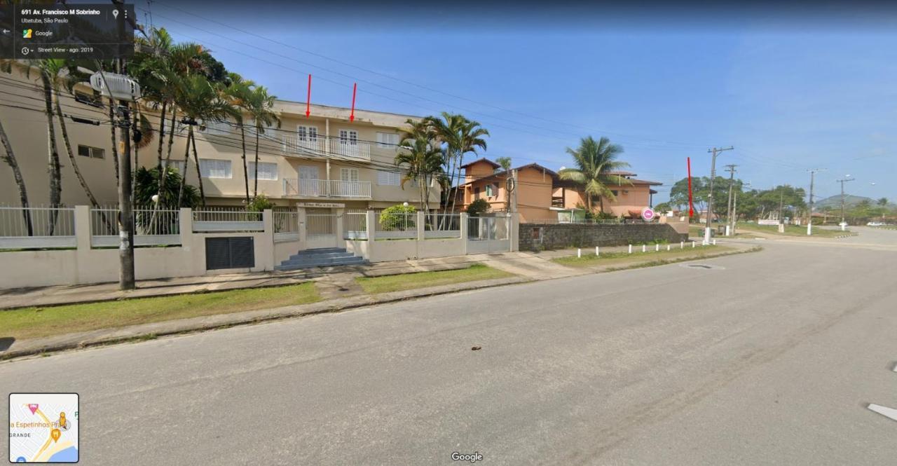 Apartamento Praia Grande Tenorio Pe Na Areia C/ Ar 우바투바 외부 사진