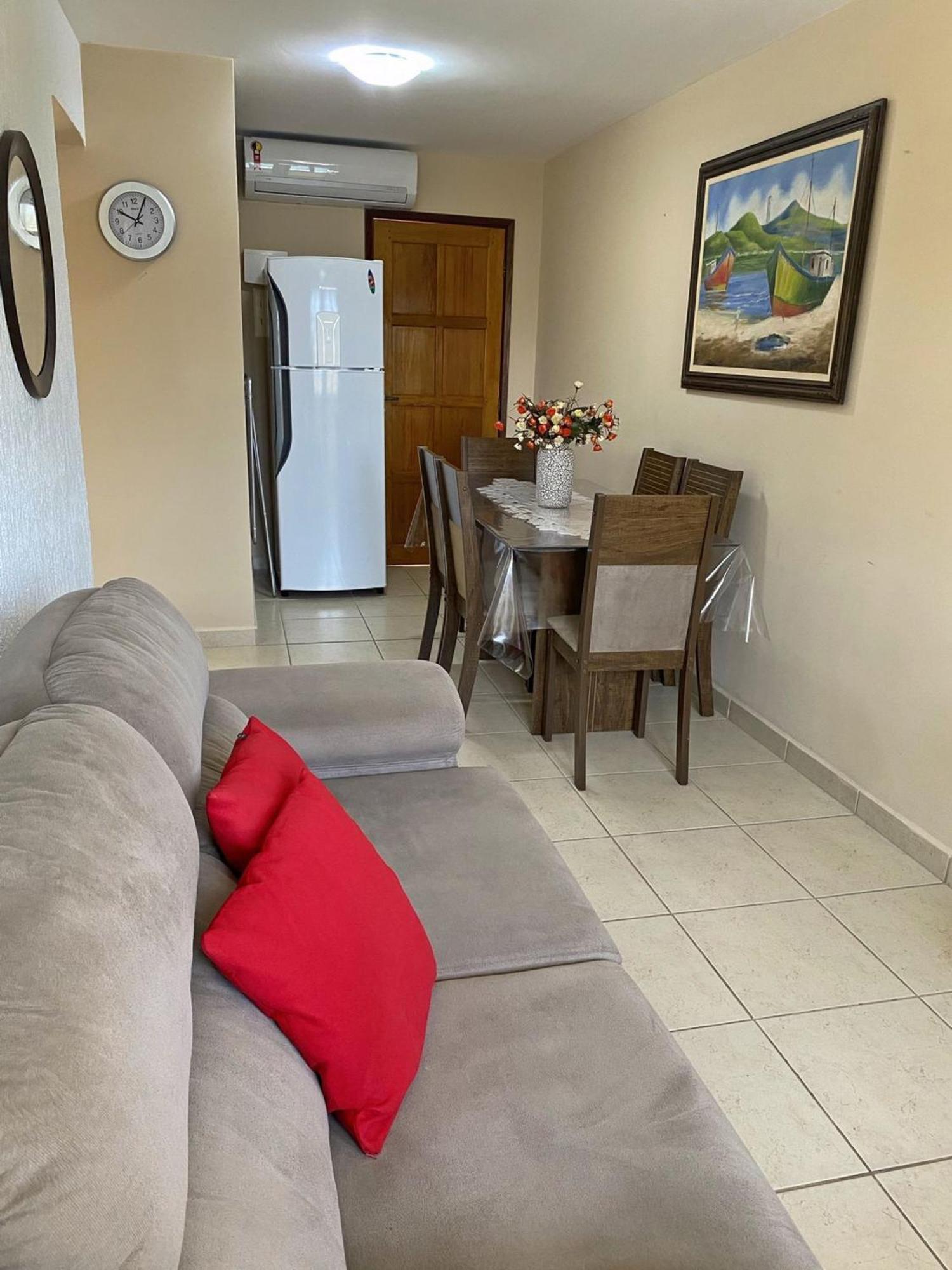 Apartamento Praia Grande Tenorio Pe Na Areia C/ Ar 우바투바 외부 사진